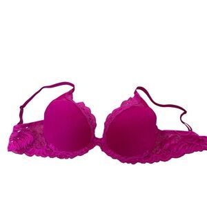 Natori Elegant Pink Lace Bra 36C